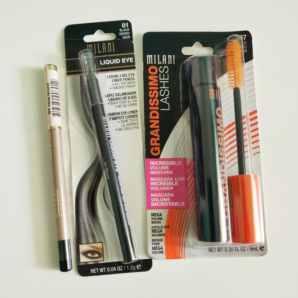 MILANI LIQUID EYE MASCARA EYE LINER